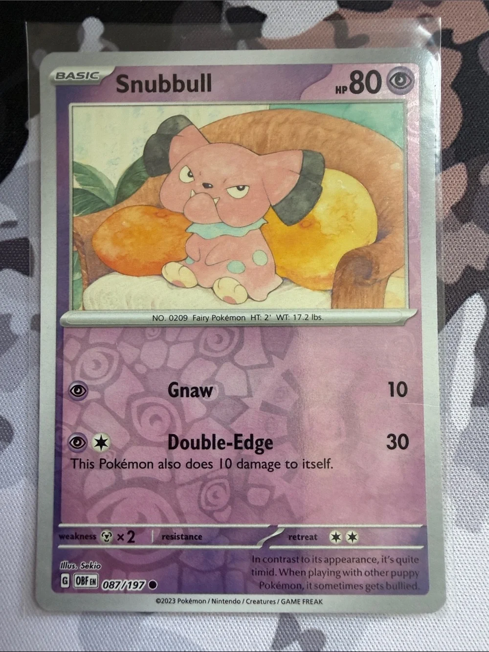 Snubbull & Granbull Evolution Lot | 5 Cards | Pokémon TCG | Reverse Holo ✨5/$25✨